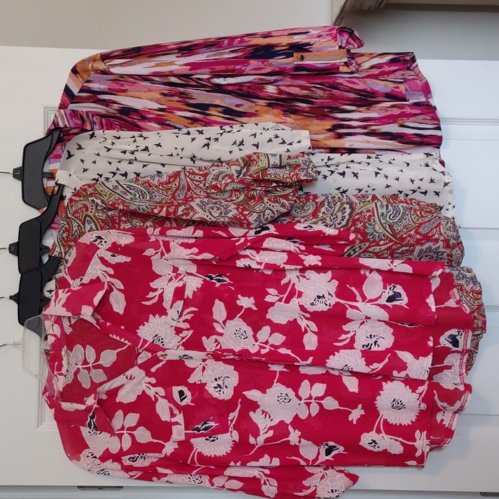 Women's Large Four Shirt Bundle
